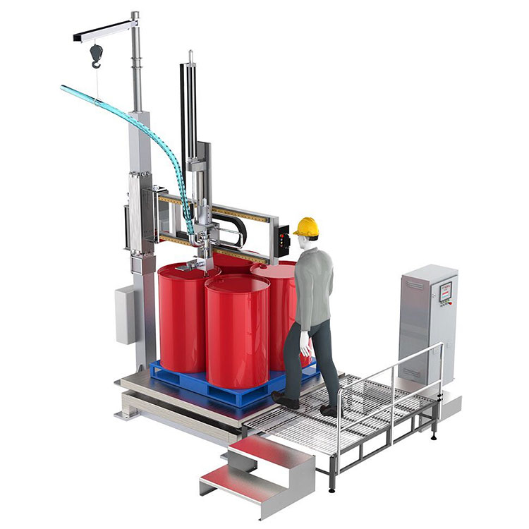 IBC Barrel Rocker Type Resin Filling Machine